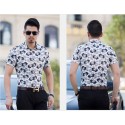 Camisa Florida Masculina Estilo Casual Moda Praia Verão