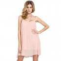 Basic Dress Pink Short Women's Casual