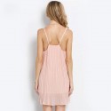 Basic Dress Pink Short Women's Casual