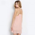 Basic Dress Pink Short Women's Casual