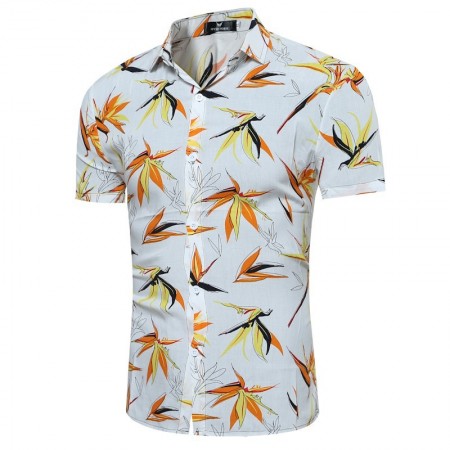 Men's Casual Shirt Printed Colors Cute Summer Fashion