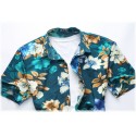 Men's Print Shirt Colorful Flowers Summer Beach Season