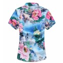 Camisa Masculina Moda Floral Estação Verão Praia Estilo Avaiano