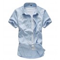 Men's Shirt Detail Stamped Styles Young Fashion Beach