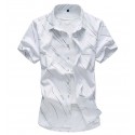 Men's Shirt Detail Stamped Styles Young Fashion Beach