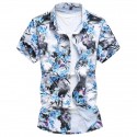 Camisa Masculina Moda Floral Estilo Praia Verão Moderna Nova Tendencia