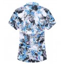 Camisa Masculina Moda Floral Estilo Praia Verão Moderna Nova Tendencia