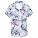 Camisa Masculina Moda Floral Estilo Praia Verão Moderna Nova Tendencia