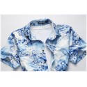 Men's Shirt Printed Flowers Tendency Fashion Station