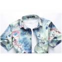 Men's Casual Shirt Modern Floral Style Beach Summer Colorful