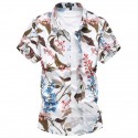 Camisa Moda Masculina Avaiano Colorida Tropical Estação Tendencia