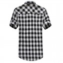 Men's Casual Chiffon Shirt Casual Short Sleeve Summer Fashion Button