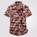 Camisa Casual Xadrez Masculina Moda Rodeio Cavalgada Estilo