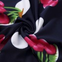 Camisa Floral Estampada Estilo Férias de Verão Havaiana Masculina