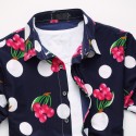 Camisa Floral Estampada Estilo Férias de Verão Havaiana Masculina