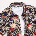 Floral Printed Style Shirt Hawaiian Summer Vacation Men's