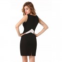 Elegant dress Social Work Women's Black Cheap