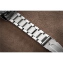 Relógio Masculino Quartzo Elegante Esportivo Preto Cromado Aço Inox