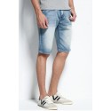 Bermuda Men's Slim Fit Casual Slim Fit Light Blue