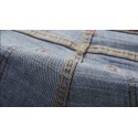 Bermuda Masculina Jeans Escuro Casual Regular Ajustável Lisa Básica