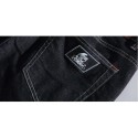 Bermuda Men's Jeans Dark Gray Grain Slim Fit Just In The Legs