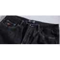 Bermuda Men's Jeans Dark Gray Grain Slim Fit Just In The Legs