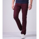 Calça Masculina Reta Casual Jeans Slim Cor Vinho Caramel e Preta