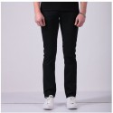 Casual Straight Men's Casual Slim Caramel and Black Wine Color Jeans