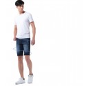 Bermuda Men's Dark Skinny Casual Short Knee Jeans