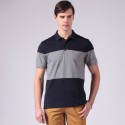 Men's Polo Shirt Striped Sport Thin Cotton Short Sleeve