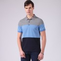 Men's Polo Shirt Striped Sport Thin Cotton Short Sleeve