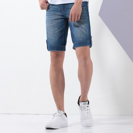 Short Jeans Masculino Skinny Calitta Moda Verão Slim Fit
