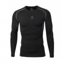 Camisa Compressa Termica Esporte Preta Treino Manga Longa Masculina