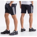 Short Marca Preto Masculino Esporte Para Exercicio e Corrida Fitness