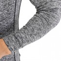 Men's Training Hooded Sweatshirt Gray Zip Hooded Long Sleeve