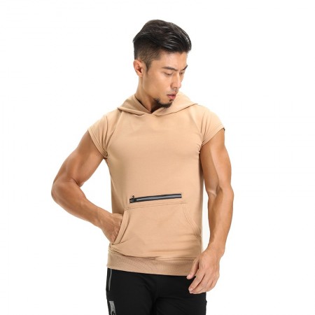 Men's Training Tank Top Sport Hoody Justa Kangaroo Pocket   with discount