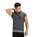 Men's Training Tank Top Sport Hoody Justa Kangaroo Pocket   with discount