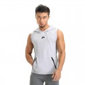 Men's Sport Tank Top Hooded Training Confortave Brand