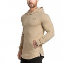 Moletom Masculino Moda Esporte Casual Justo para Treino com Capuz