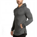 Moletom Masculino Moda Esporte Casual Justo para Treino com Capuz