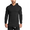 Moletom Masculino Moda Esporte Casual Justo para Treino com Capuz