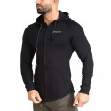 Men's Fitness Hooded Zipper Sports Sweatshirt