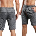 Short Cinza Curto Masculino Esporte Fitness Confortável pra Treino