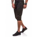 Bermuda Meia Calça Moletom Masculina Esporte casual justa confortável