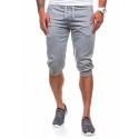 Bermuda Meia Calça Moletom Masculina Esporte casual justa confortável