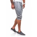 Bermuda Meia Calça Moletom Masculina Esporte casual justa confortável