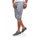 Bermuda Meia Calça Moletom Masculina Esporte casual justa confortável