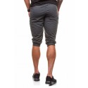 Bermuda Meia Calça Moletom Masculina Esporte casual justa confortável