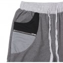 Short Moletom Para Treino Masculino Esporte Casual Ajustável