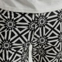 Bermuda Casual Mens Print Black and White Fashion Beach Summer